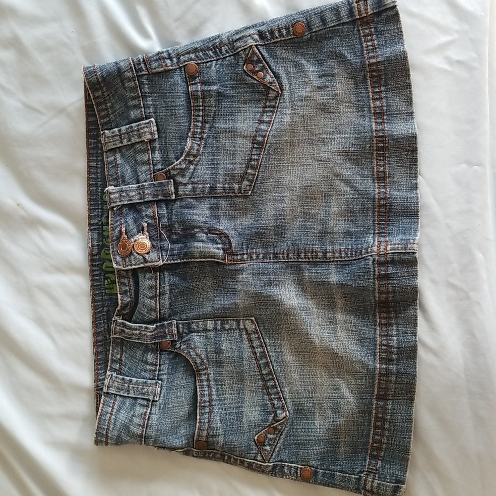 Denim Mini Skirt